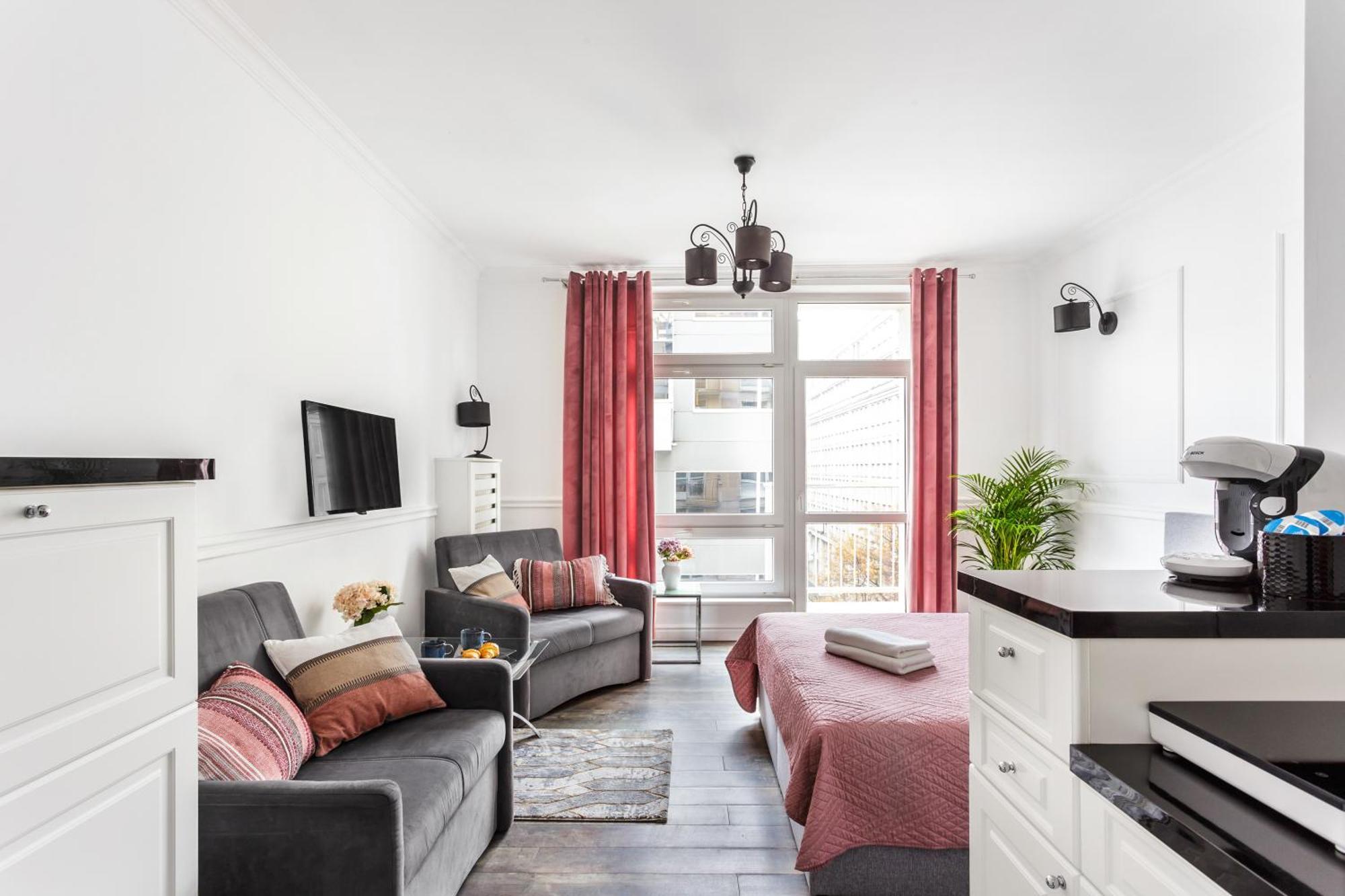 Charming Apartment In The City Center Warszawa Exteriör bild