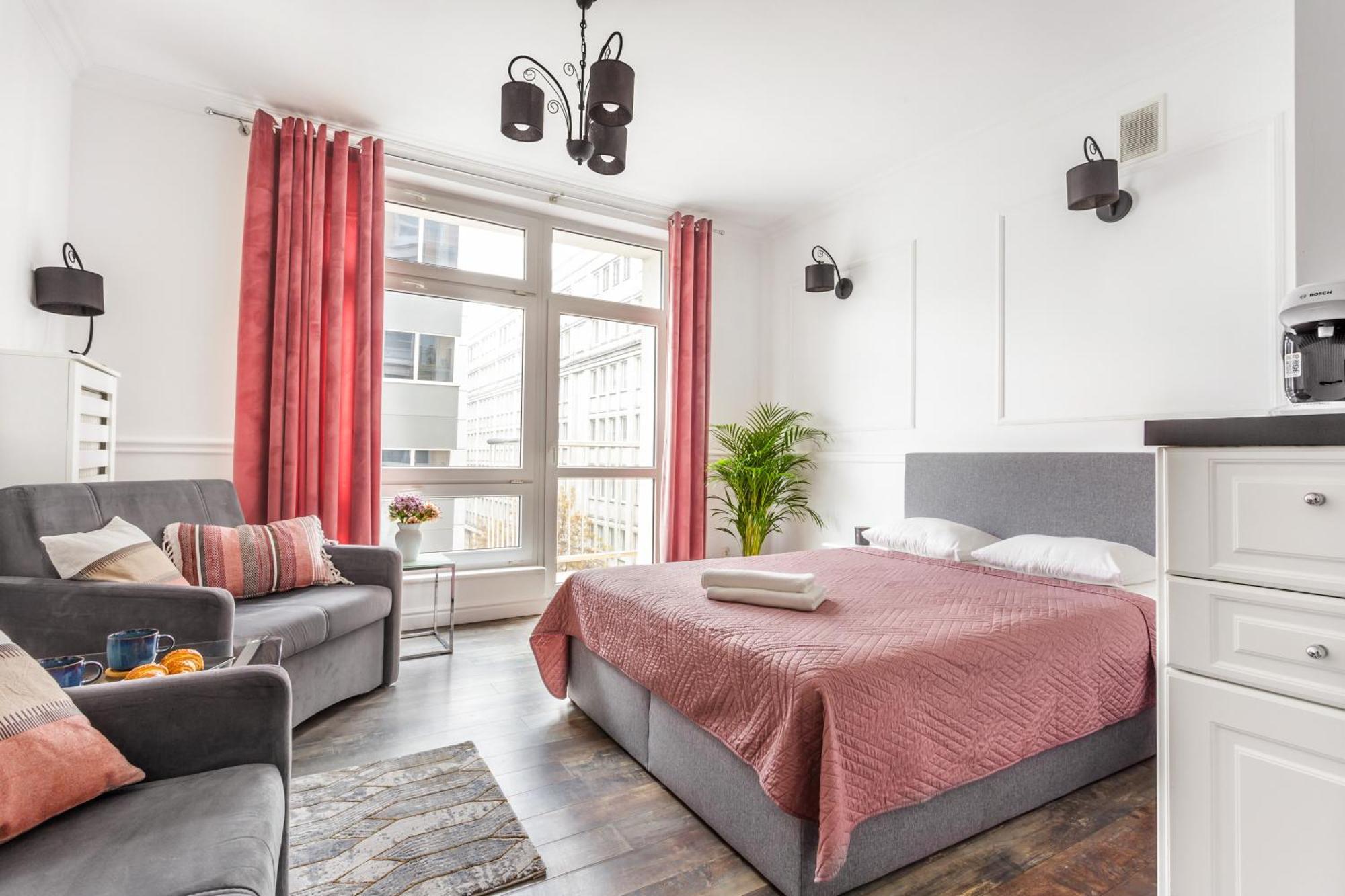 Charming Apartment In The City Center Warszawa Exteriör bild