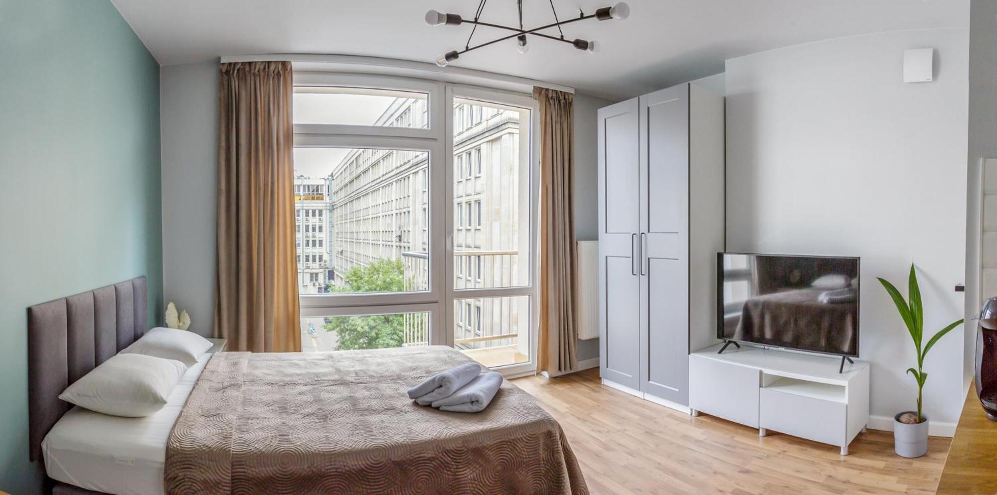 Charming Apartment In The City Center Warszawa Exteriör bild